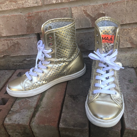 MAA leather high top sneakers - Picture 2 of 16